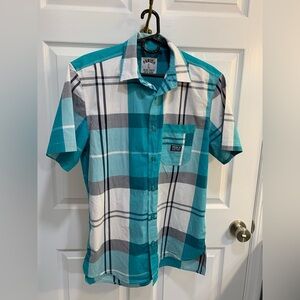 Mens parish plaid shirt size large